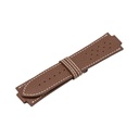 GT Leather Brown Chocolate Strap,  Stitching White