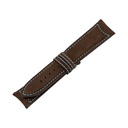 Classic Nubuck Brown Chocolate Strap,  Stitching Blue Light