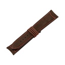 Classic Nubuck Brown Chocolate Strap,  Stitching Red