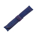 Classic Nubuck Blue Royal Strap,  Stitching Red