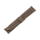 Classic Nubuck Taupe Strap,  Stitching Yellow