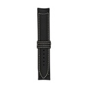 Classic Leather Black Strap,  Stitching White