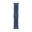 Classic Nubuck Blue Jeans Strap,  Stitching Bronze