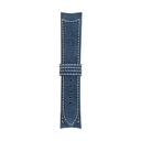 Classic Nubuck Blue Jeans Strap,  Stitching White