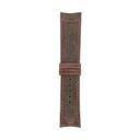 Classic Nubuck Taupe Strap,  Stitching Red